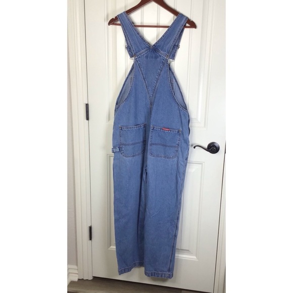 Vintage Y2K Unionbay Denim Carpenter Overalls Size Medium. - Picture 3 of 11